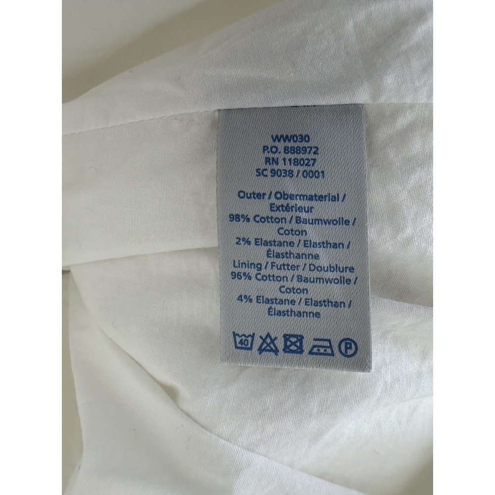 Boden Ottoman Patch Pocket Cream Textured Shift Dress US 16R - Picture 3 of 7